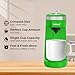 CHULUX Single Serve Coffee Maker, Small Single Cup Coffee Maker for K pod and Ground Coffee, Green