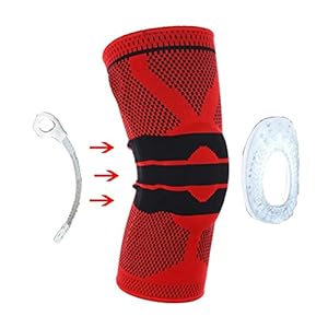 1 stuk siliconen kniebeschermers riem kniebeugels kniebeschermers gewrichten ondersteuning meniscus compressie…