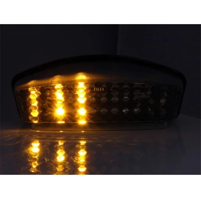 Feu arrière stop clignotants lumière LED Monster à double rangée de diodes étanches