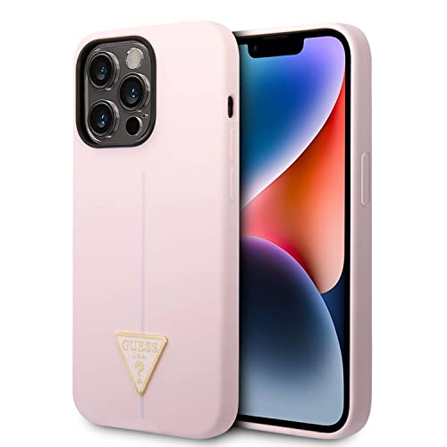 Guess GUHCP13LSLTGU Coque Rigide en Silicone pour iPhone 13