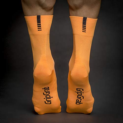 Image of GripGrab Lightweight SL Summer Cycling Socks - 2 Lengths, Road & Gravel | Breathable Coolmax mesh, stretch arch support, short ~3.5 in or tall ~6 in cuff - road, MTB, gravel & indoor biking