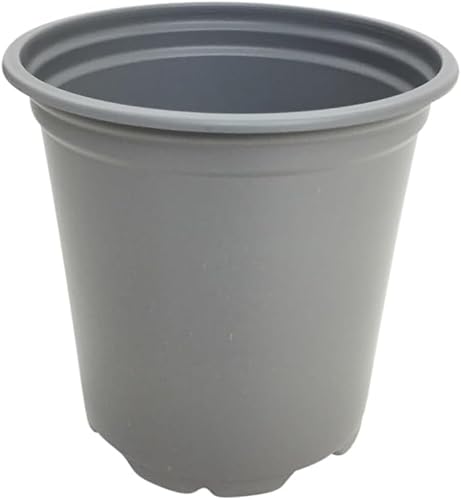 Gone Potty Grey 9Cm Recycled/Recyclable Plastic Plant Pots