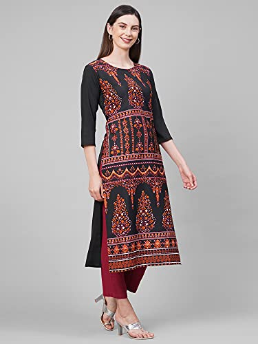 Image of ANNI DESIGNER Women's Crepe Regular Kurta