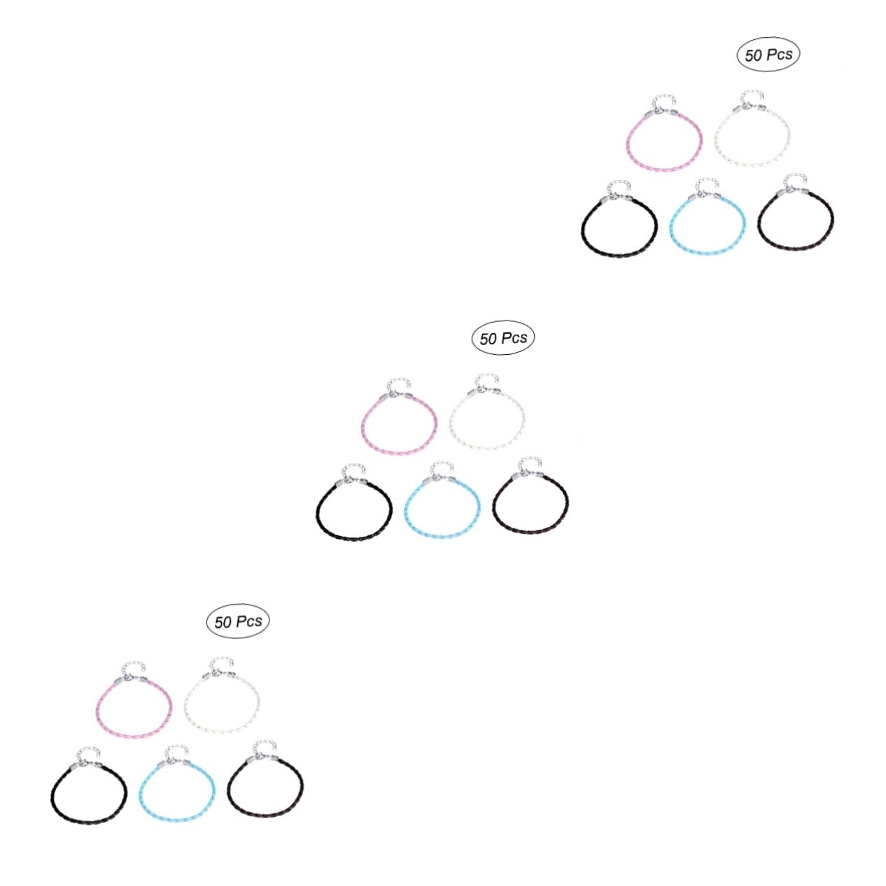 EXCEART 150 Piezas Pulseras Envolventes para Mujer Pulseras De Tobillera para Mujer Pulsera De La Amistad Hilo Pulseras A Juego para Parejas Tobillera para Mujer Pulsera De Amistad
