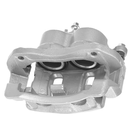 Image of Detroit Axle - 2pc Front Brake Calipers for Hyundai 2007-2010 Entourage, 2006-2012 2014 Kia Sedona, Disc Brake Calipers with Brackets 2008 2009 Replacement