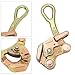 2 Pack 1T Cable Grip, 2204 lbs Wire Gripper, Wire Rope Tightener, Cable Pulling Tool, Carbon Steel Wire Stretcher with Swing Latch, Steel Cable Puller Tool for Wire Rope, Electricity, Industry