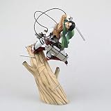 Figura de atentado de Anime sobre Titan Levi Ackerman de PVC de acción Figura de Rivaille Estatua Modelo Niños Juguetes Muñeca Regalo