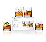 PartyProof Unbreakable Cocktail Tumbler Drinking Glasses 12oz | Whiskey or Scotch Glass | Reusable |