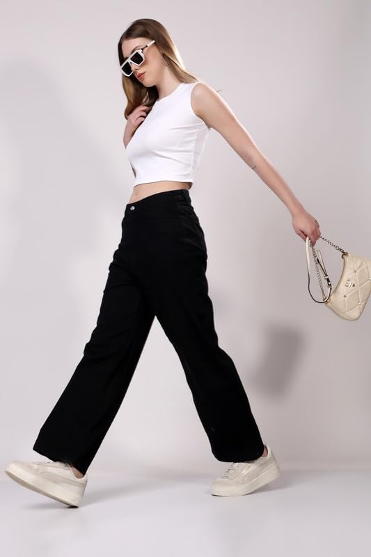 Image of London Hills Women Tops | Crop Top for Woman | Tank Tops for Woman | Sleeveless Tops' for Women Stylish | Halter Neck | Stretchable Crop Top | Ribbed Top'
