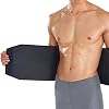 Bracoo Waist Trimmer Sweat Band for Women & Men, Sauna Belt for Lower Belly Fat, Adjustable Stomach Wrap for Workout, SE22