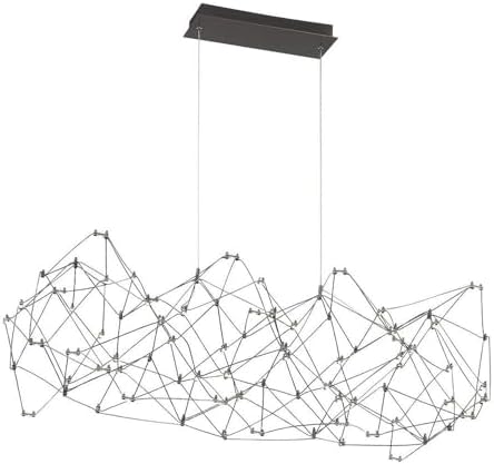 Eurofase Leonardelli 118 Light Medium Chandelier with Dark Chrome...