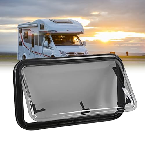 ELIKBH Finestra per Camping Finestra da Tetto per Furgone Tenda Parasole per Camping Finestra Esterna Caravan Parasole per casa Roulotte Casa Mobile e Furgone (Size : 550 * 500mm)