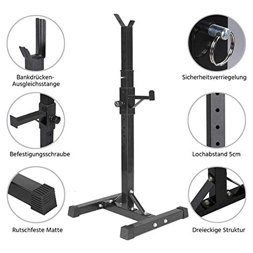 meihe Rack de Musculation,Cage de Squat-Supports de Squat Réglable/Hauteur réglable/Multifonctions/pour la Salle de… - Les Beatles, Paul McCartney, John Lennon, RIngo Starr, George Harrison meihe Rack de Musculation,Cage de Squat-Supports de Squat Réglable/Hauteur réglable/Multifonctions/pour la Salle de… – Image 3