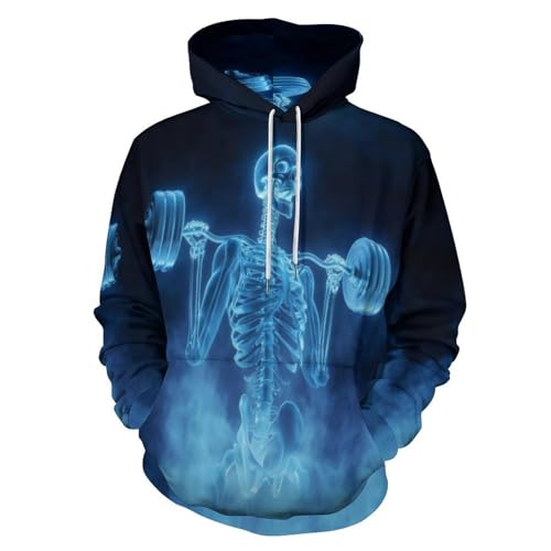 Sweat à capuche musculation amusant, le cadeau original pour homme passionné de fitness