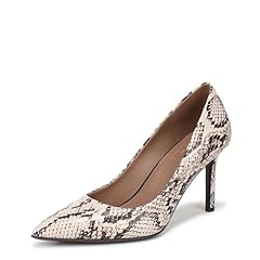 Beige Snake Print Leather