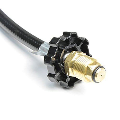 Stanbroil Propane Brass 4 Port Tee Kit With 5Ft And 12Ft Hoses Allows For Connection Between Auxiliary Propane Cylinder #TOP3
