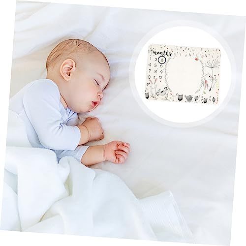 Couverture souvenir bébé ORFOFE pour immortaliser les mois de votre enfant - 7