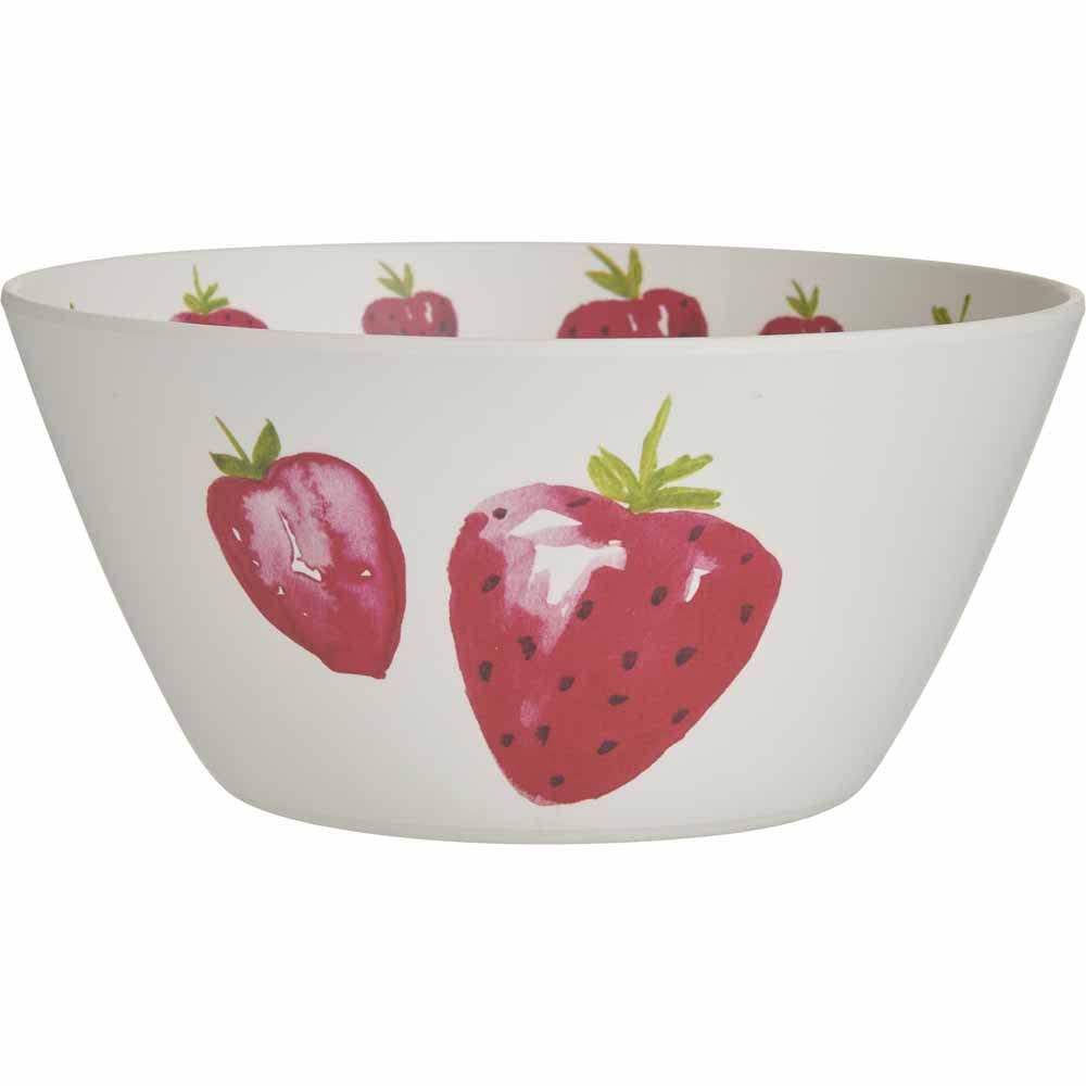 wilko Garden Party  Melamine   Bowl , Stunning Design, Perfect for Everyday Use, Dishwasher Safe