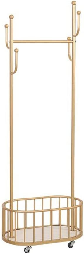 Removable Coat Rack Home Hanger Nordic Floor Rack with Storage Coat Rack(Gray)