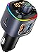 Produktbild VicTsing FM Transmitter Auto Bluetooth, PD 18W & QC 3.0 Schnellladung, Bluetooth Adapter Auto mit 9 LED Farblicht, KFZ MP3 Player Kit Unterstützt 64GB USB-Stick, Siri