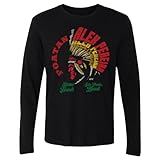500 LEVEL Alex Pereira UFC Long Sleeve Shirt - Alex Pereira Poatan Headdress WHT (Black, Large)