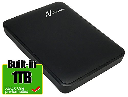 Avolusion 1TB USB 3.0 Portable External Gaming Hard Drive (Xbox One X Pre-Formatted)