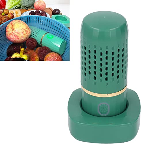 Image of Portable USB Fruit and Vegetable Cleaner,Fruit and Vegetable for Kitchenware,Meat,Dishes,Rice,Kitchen Tools (Green)