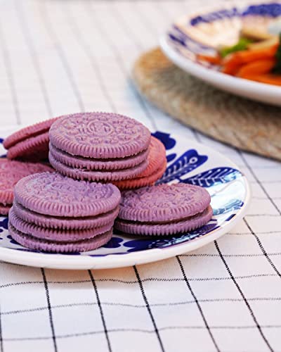 Sonemone 6 Inch Dessert Plates Set Of 6, Blue Bird Appetizer Plates Set, Small Ceramic Plates For Cake, Pie, Snacks, Ice Cream, Microwave & Dishwasher Safe #TOP4