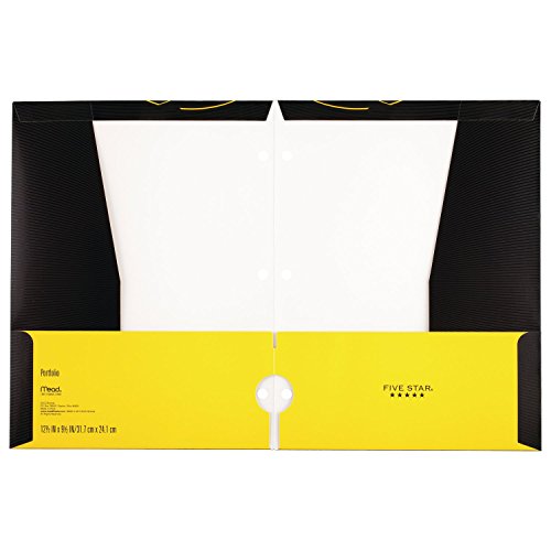 Five Star Folder, 4-Pocket, Water-Resistant Paper Folder, Sports, Design Selected For You, 1 Count (35633) #TOP4