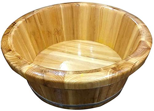 Spa de pies de madera sólido para cuidado y relajación