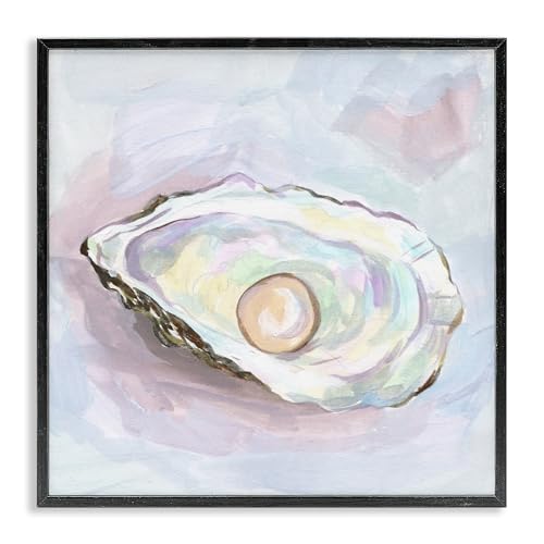 Stupell Industries 'Silent Opal Oyster'�A�z����W�[�N���[�A�[�g�A�u���b�N�A40.5 x 17�C���`�A�|���₷�����A�č����A�����b�T�E������