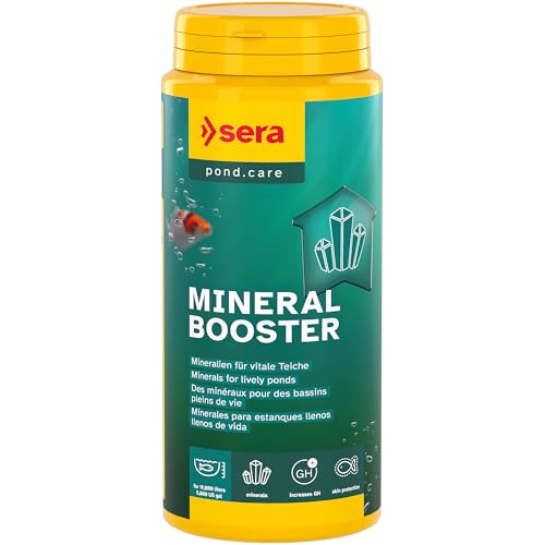 sera Pond Mineral Booster 500 ml (475 g) | Mineralienzusatz für Gartenteiche | liefert Calcium & Magnesium | beugt Mangelerscheinungen vor | fördert Farben & Vitalität