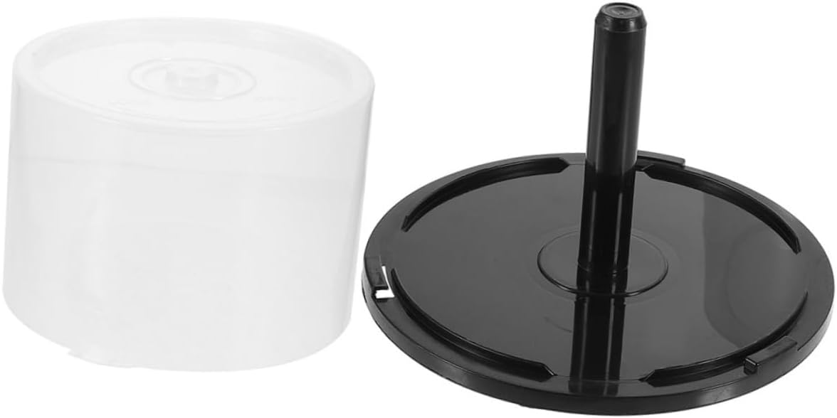 3pcs Box Plastic Cd Storage Container Empty Cd Storage Holder Lids for Home