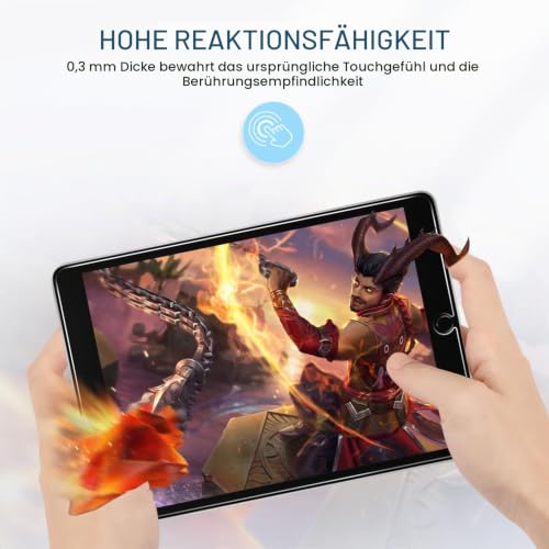 SPARIN Schutzfolie für iPad 9./8./7. Generation (2021/2020/2019), 2 Stück – Ansicht 7