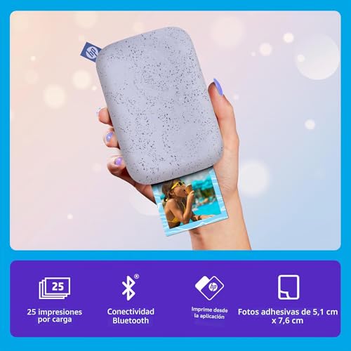 Miniatura 2 de Hp Sprocket 2 Edición Impresora Fotográfica Portátil, Impresión Instantánea 2 X 3 Fotos Bordadas Desde Tu Teléfono Sprocket Photo Paper-10 Sticky-Backed Sheets 2 X 3 In - Papel Fotográfico