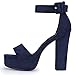 IDIFU Women's IN5 Sabrina Ankle Strap Platform High Chunky Heels Party Sandal