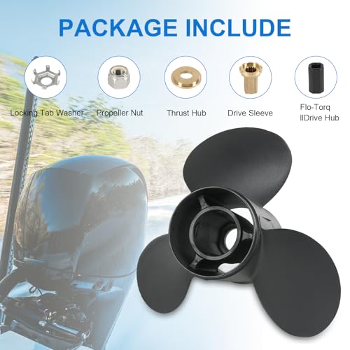 Image of 48-832832A45 Outboard Boat Propeller 14 1 /4 x 21 Pitch | Replacement For Mercury Engines 135-300HP, 15 Spline Tooth, RH 14.25 X 21P