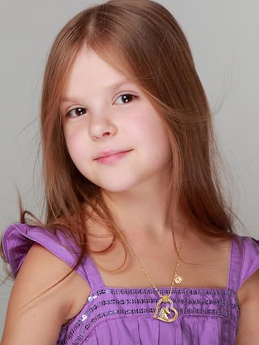 NORBU Hypoallergenic Unicorn Necklace for Girls Daughter - Colorful CZ Heart Pendant Clover Initial Unicorn Necklace, Gift of Dreams for Little Girls2