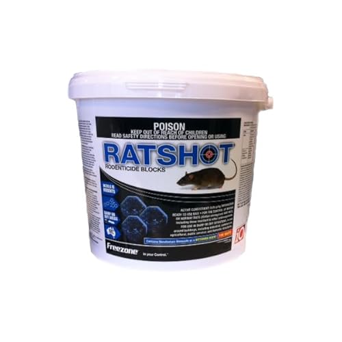 iO Ratshot Blue Rat Mouse Rodent Bait Blocks One Feed 2 kg