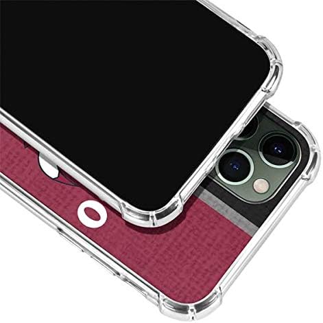 Skinit Clear Phone Case Compatible with iPhone 12 Pro - Officially Licensed NBA Chicago Bulls Canvas Design