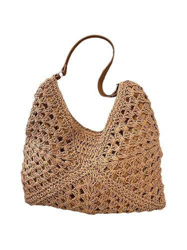 Bolso Tote de Crochet para Mujer estilo Boho miniatura 1