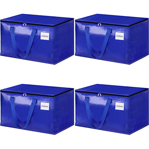 HomeHacks Moving Bags, 125L-4 Pack Heavy Duty Moving Totes