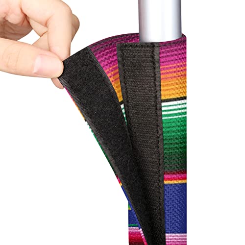 Image of Pardick Refrigerator Door Handle Covers Set of 2 Colorful Rainbow Washable Fridge Dishwasher Mocrowave Oven Door Decor Protector Handle Cover Keep Your Kitchen Appliance Clean from Food Stains