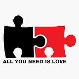 All You Need is Love Inspirational Quote Beatles Music Lyrics 5' Magnetic Bumper Sticker Car Magnet