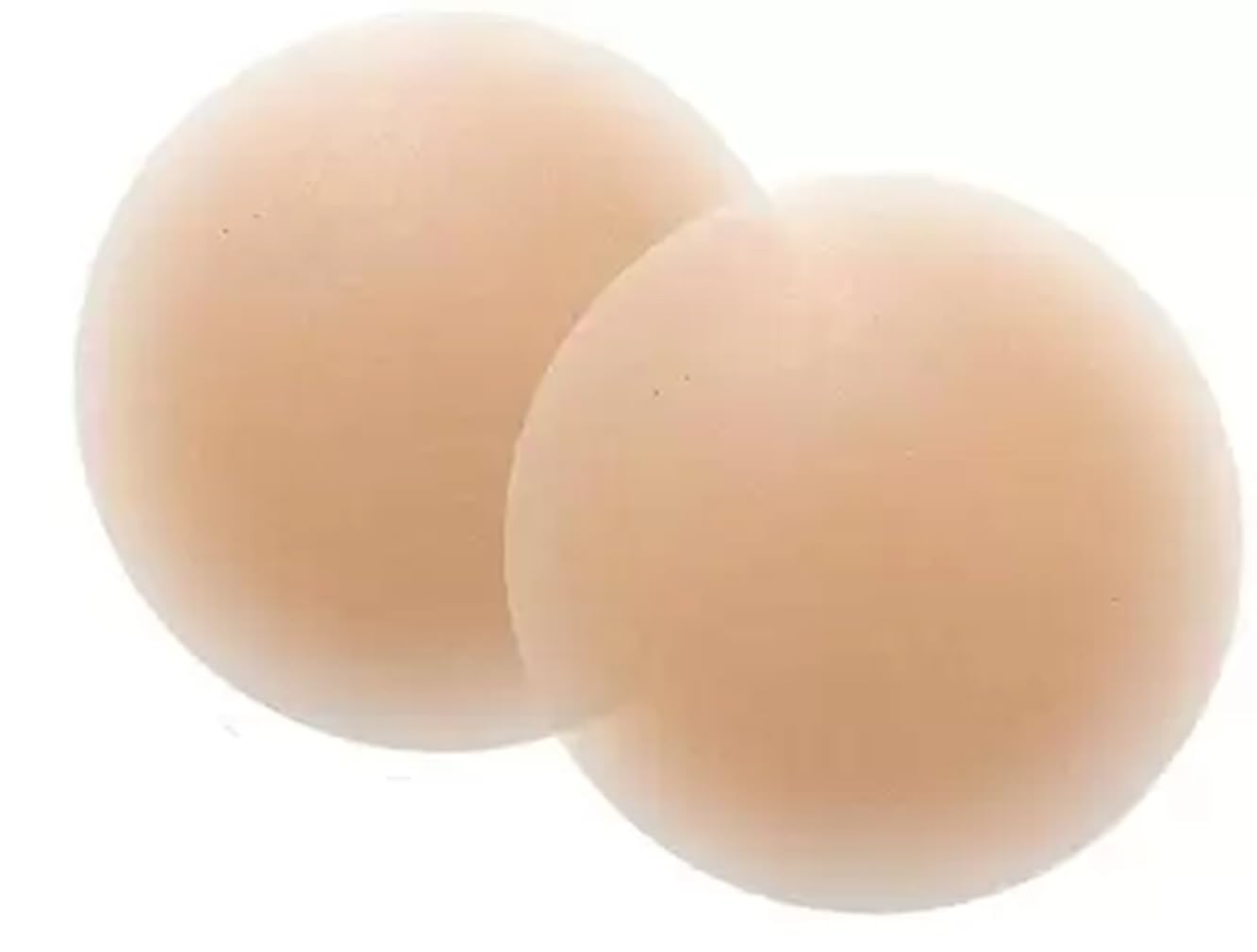 Nipple Covers 1 Pairs for Women, Reusable Adhesive Invisible Pasties Beige Silicone Cover for Dress-image-8