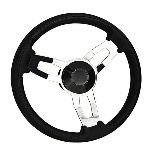 Volant yacht inox 34,3 cm pour remplacer un gouvernail usé facilement