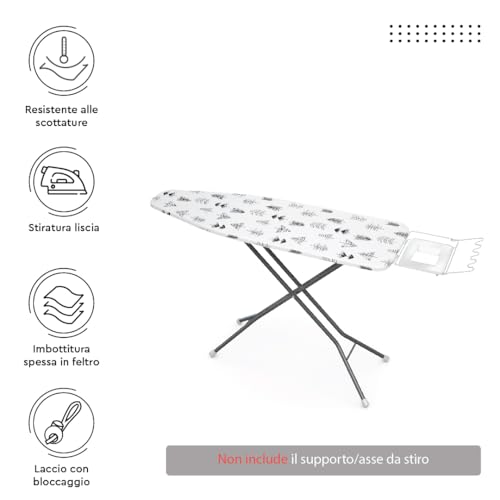 image for Encasa XO Encasa Ironing Board Covers (15 x 54 inch) Drawstring Tighte