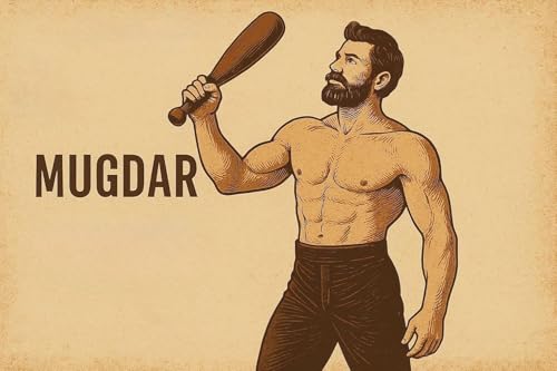Image of Kushti (15kg - 13kg Training Wooden Mugdar (15KG) - Professional Grade Exercise Club | Kushti