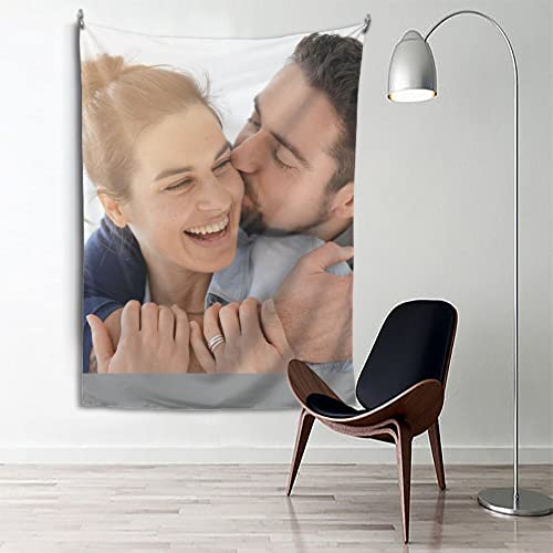 Custom Tapestry Upload Images Personalized Tapestry Backdrop Custom Home Decor Wall Tapestries For Wedding Tapestry, Family, Memorial Gift, 40 X 60 Inch #TOP4