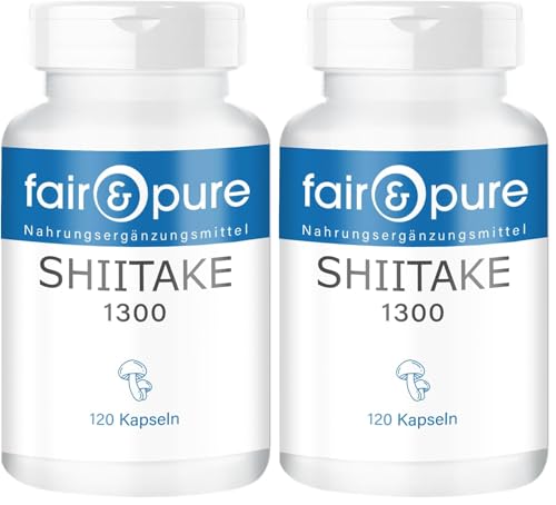 Shiitake 1300mg Fair & Pure gélules pour les actifs et sportifs au quotidien